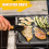 20 peças de cobertura descartável para grelha 12x16 polegadas 6