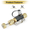 Vacuum-Rated Valve Core Removal Tool, for R410A 4