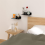 Acrylic Floating Shelf Small Storage Rack Wall-Mounted Black 6