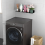 Acrylic Floating Shelf Small Storage Rack Wall-Mounted Black 5