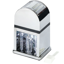 Ice Crusher Mini Ice Shavers Chopper Manual Snow Cone Smoothie Maker