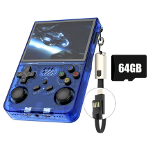 R36XX Retro Handheld Game Console 64G 20000+Games 3.5 Inch Screen D
