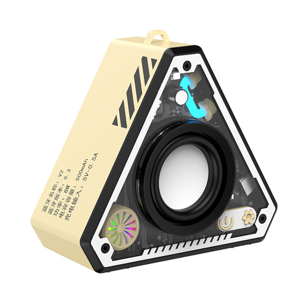 Portable Hifi Subwoofer, Mini Wireless Speaker With Surround Sound 4852954572821