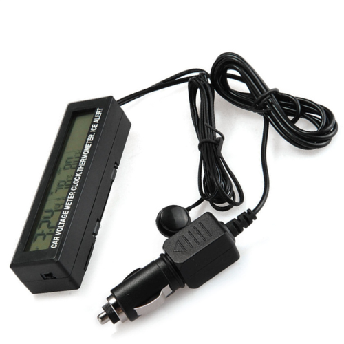 3 in1 Digital Car Thermometer Voltmeter 2