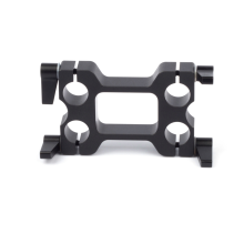 Support de rail de studio pour éclairage, 4 trous, 25 mm, tige de serrage de 15 mm