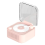 Vintage Turntable Wireless Bluetooth Speaker Long Battery Pink 1
