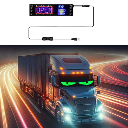 LED Pixel Panel 16x96 Resolution Flexible LED Module 7x17cm 1