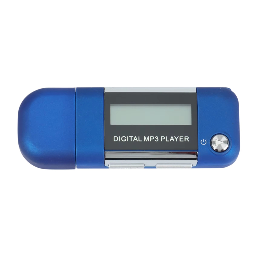 Mini Mp3 Player 8Gb U Disk Small Flash Drive Music Player Blue 4852954584541