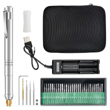 Conjunto de Canetas de Micro-Gravura Elétricas, Ferramentas Rotativas Sem Fio Recarregáveis por USB