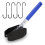 Brake Caliper Compression Tool, Carbon Steel Brake Caliper Tool Blue 5