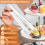 10 PCS Serving Tongs,Clear Kitchen Small Serving Utensils 6