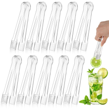 10 PCS Serving Tongs,Clear Kitchen Small Serving Utensils