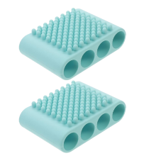Siliconen Hoofdhuid Scrubber Borstelkop – Massage- en Shampoogereedschap