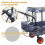 Waterproof Fold Wagon Rain&Sun Cover - Windproof UV- Canopy 3
