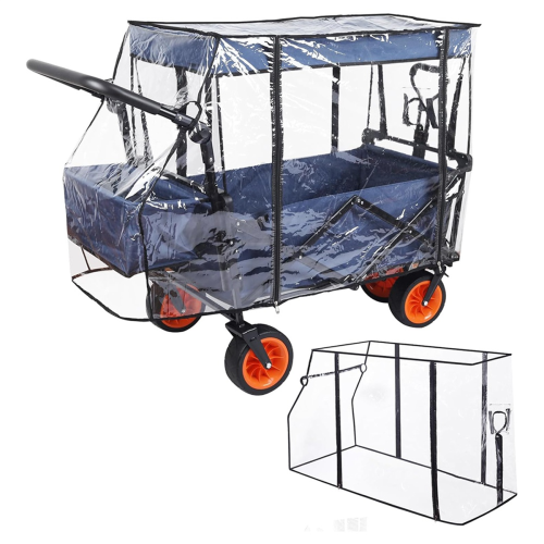 Waterproof Fold Wagon Rain&Sun Cover - Windproof UV- Canopy 1