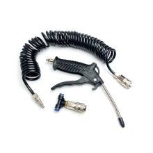 Air Blow Duster Set with 5 Meter Long Coil Pu Hose for Truck
