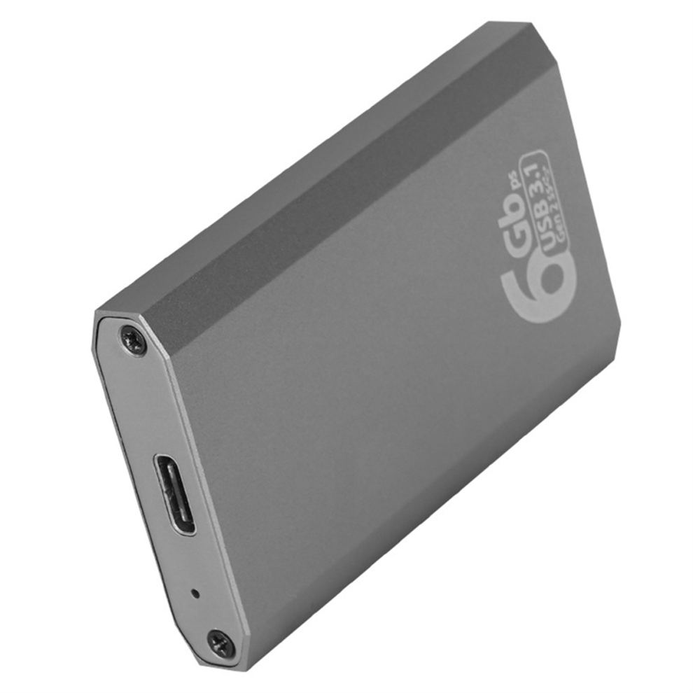 Boîtier adaptateur SSD MSATA vers USB 3.1 Gen2 10 Gbit/s
