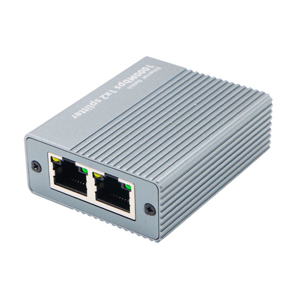 Gigabit Ethernet Splitter 1 To 2 Network Splitter 1000Mbps 4852954502996