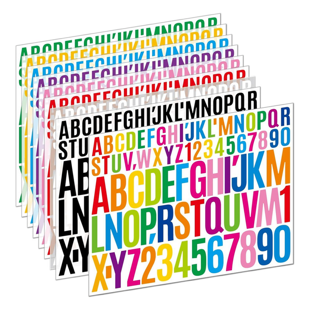 Bez Marki Letters Stickers,Self Adhesive Vinyl Letter Stickers Aesthetic,B