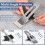 Kit d'affûtage pour gouges - Guide d'affûtage et 5 pierres diamant pour l'affûtage 5