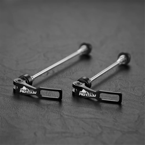 Levier d'attache rapide en alliage d'aluminium rouge pour VTT 1