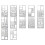 Junk Journaling Stencil Set Template Geometry Shape Planner 1-12 1