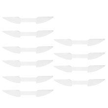 Lot de 10 coussinets à lèvres antidérapants en silicone pour flûte