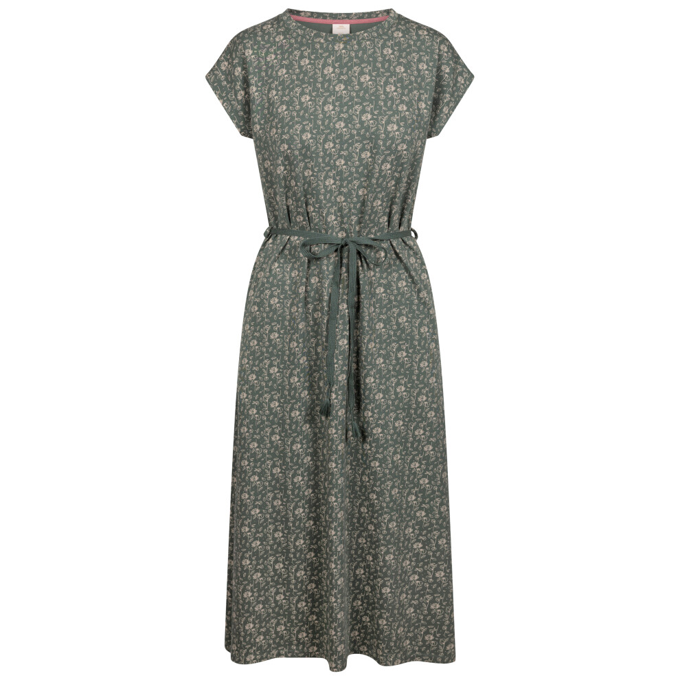 (10, Green Willow Print) Trespass Women's Dress - Portia