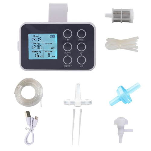 Smart Automatic Watering Timer with Adjustable Dripper Irrigation