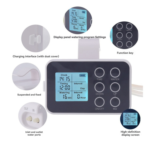 Smart Automatic Watering Timer with Adjustable Dripper Irrigation 1