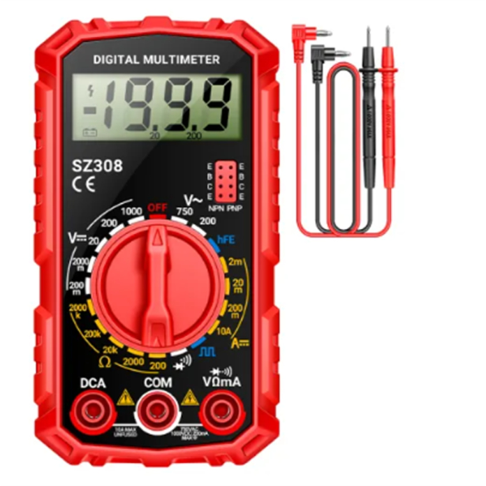 Sz308 Square Wave Digital Tester Hfe Triode Buzzer Multimeter,B 4854095341298