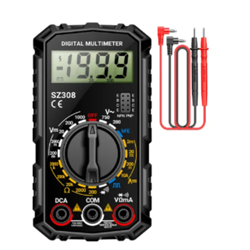 Sz308 Square Wave Digital Tester Hfe Triode Buzzer Multimeter,A 4854095341304