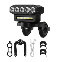 LED Fahrrad Frontlicht USB Wiederaufladbare Fernlicht Flutlicht,B