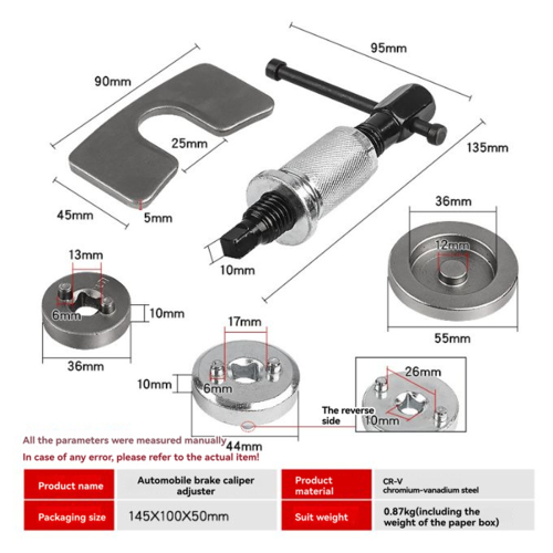 Disc Brake Cylinder Adjustment Kit Replacement Brake Removal 1