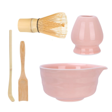 Conjunto de Matcha em Cerâmica Japonesa com Caixa-presente de 5 Peças