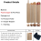 Knapping Tools Kit Obsidian Crafting Tool, Napping Tools 5