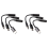 3Pcs Type C to 3.5mm Headphone Audio Adapter(Black) 1