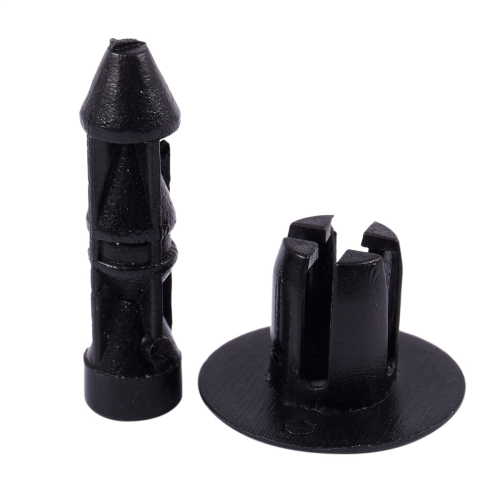7mm Hole Plastic Rivets Fastener Car Bumper Push Clips 100 Pcs 2