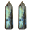 Moonstone Column Natural Labradorite Quartz Crystal Home Decor 7-8cm 1