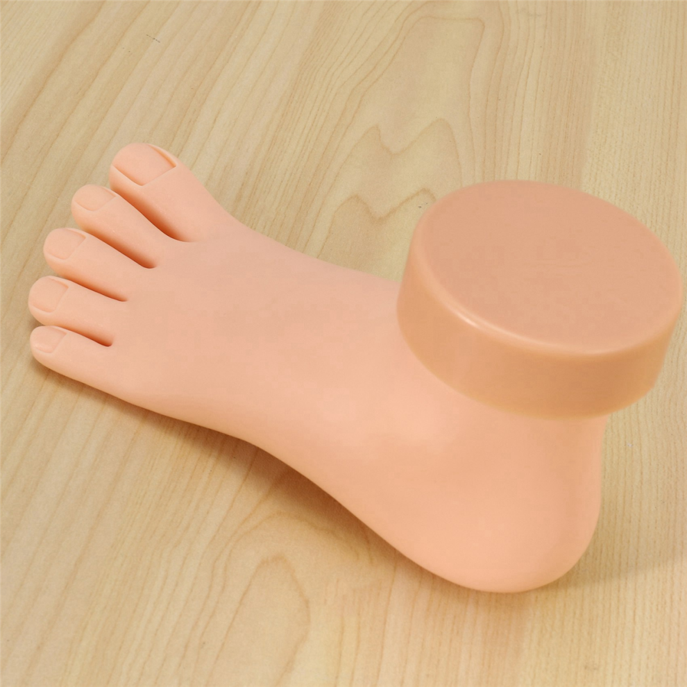 Markenlos Practice Foot Model Movable Fake Foot Tool For Nail Art Train