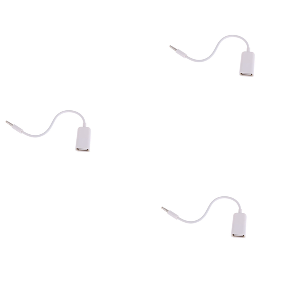 Usb Female To Aux 3.5Mm Male Jack Plug Audio Converter Cable 4854095344138