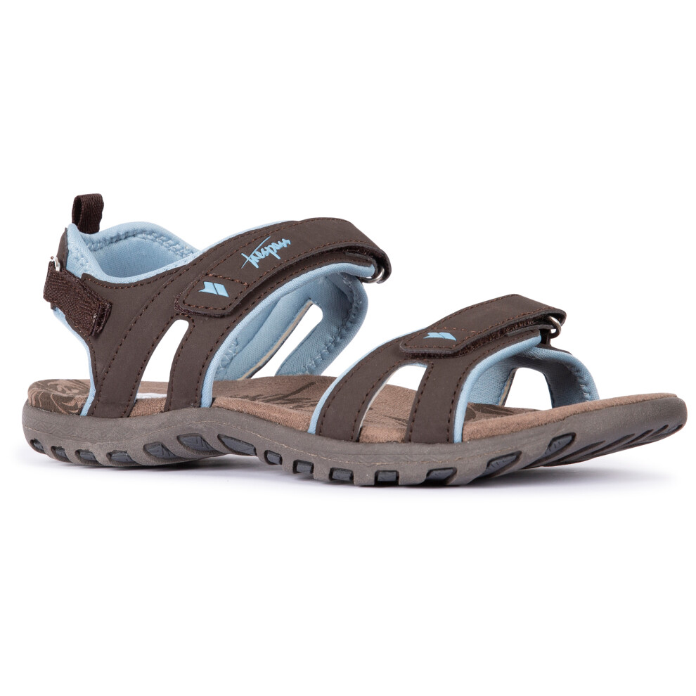 (4, Coffee) Trespass Womens Walking Sandals Lightweight Serac