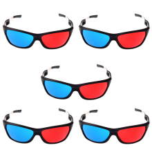 Ochelari 3D anaglifi roșu-albastru / cyan (stil simplu) - stil îmbunătățit suplimentar