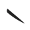 Pacote com 50 palhetas de plástico para flechas Arrows Vanes de 4 polegadas (preto) 7