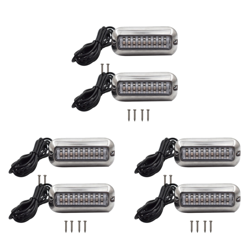 2Pcs 27 Blue LED Stainless Lights