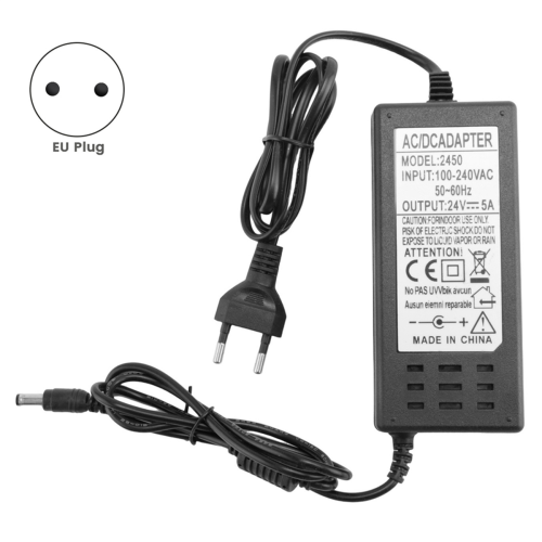 AC DC 24V 5A Power Supply Adapter Sprayer Pump Power Supply EU Plug 1