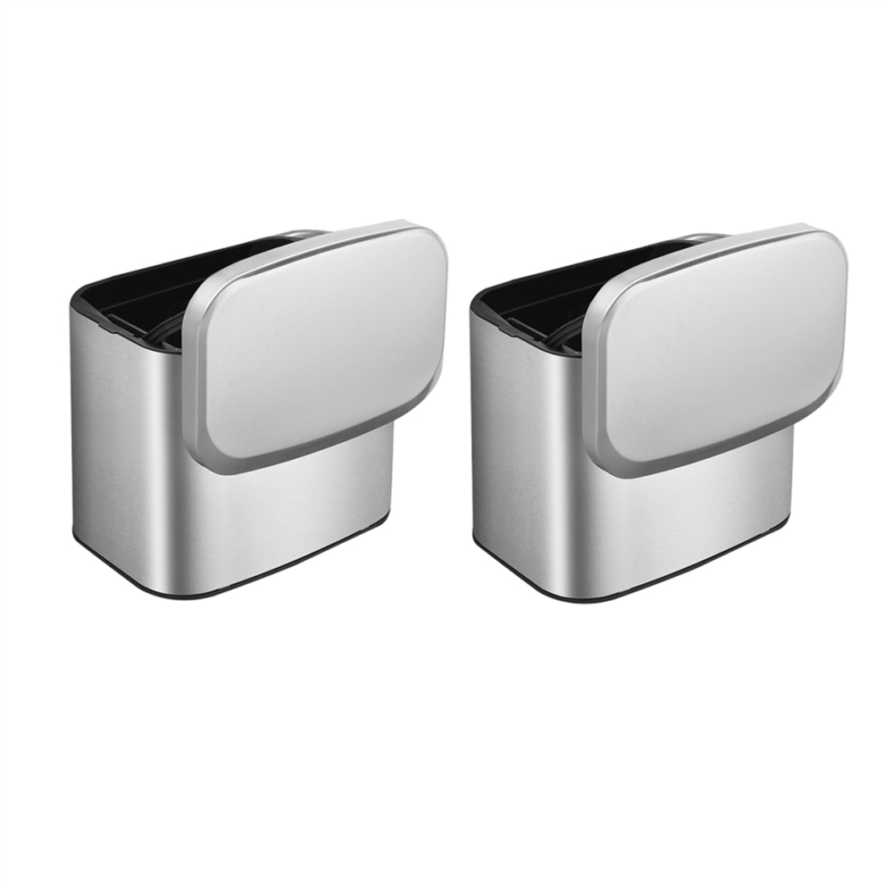 Compost Bin Da 1,05 Galloni, Pattumiera Da Parete Con Coperchio, Bidone Della Spazzatura