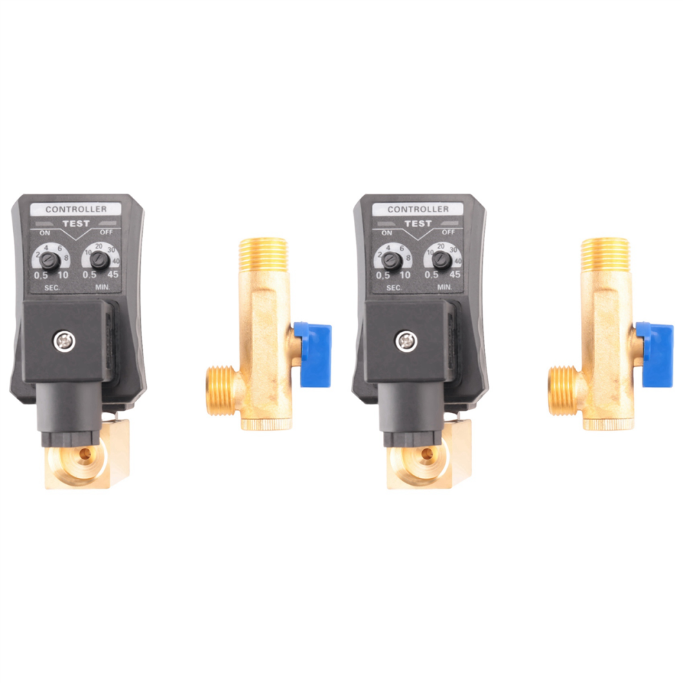 G1/2 230V Timed Drain Valve For Air Compressor Condensate Management 4854095355905