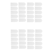 20Pcs Tag Labels Chair Acrylic Arch Sign Blank