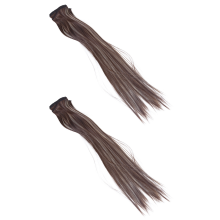 Women Clip In Hair Extensions 7pcs 20inch Camel-brown + Gold-brown